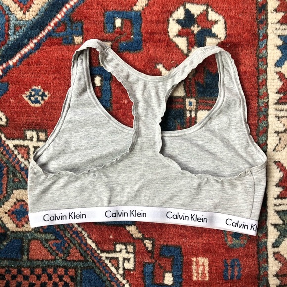 SOLD - Calvin Klein Cotton Racerback Bralette - Picture 2 of 3